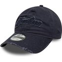 lippikset-kaareva-laivastonsininen-saadettava-nauha-9twenty-distress-wordmark-new-york-yankees-mlb-new-era