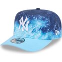 lippikset-kaareva-sininen-snapback-9fifty-a-frame-deep-water-new-york-yankees-mlb-new-era