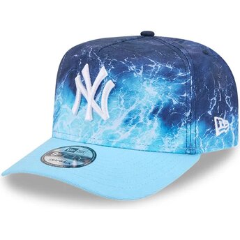 Lippikset kaareva sininen snapback 9FIFTY A Frame Deep Water New York Yankees MLB New Era