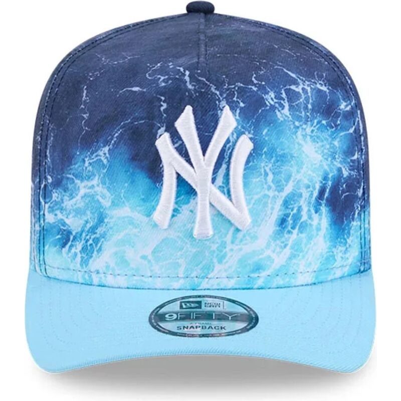 lippikset-kaareva-sininen-snapback-9fifty-a-frame-deep-water-new-york-yankees-mlb-new-era