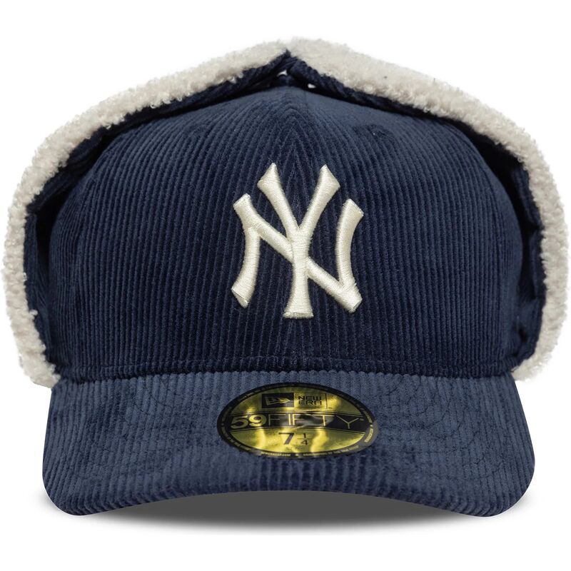lippikset-kaareva-laivastonsininen-istuva-59fifty-cord-dog-ear-new-york-yankees-mlb-new-era