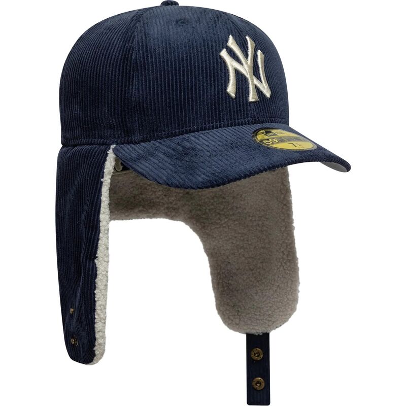 lippikset-kaareva-laivastonsininen-istuva-59fifty-cord-dog-ear-new-york-yankees-mlb-new-era