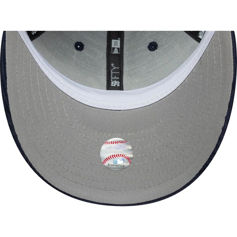 lippikset-kaareva-laivastonsininen-istuva-59fifty-cord-dog-ear-new-york-yankees-mlb-new-era