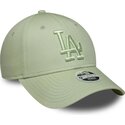 lippikset-kaareva-vihrea-saadettava-nauha-9forty-league-essential-los-angeles-dodgers-mlb-new-era