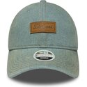 lippikset-kaareva-sininen-saadettava-nauha-9twenty-denim-los-angeles-dodgers-mlb-new-era
