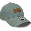 lippikset-kaareva-sininen-saadettava-nauha-9twenty-denim-los-angeles-dodgers-mlb-new-era