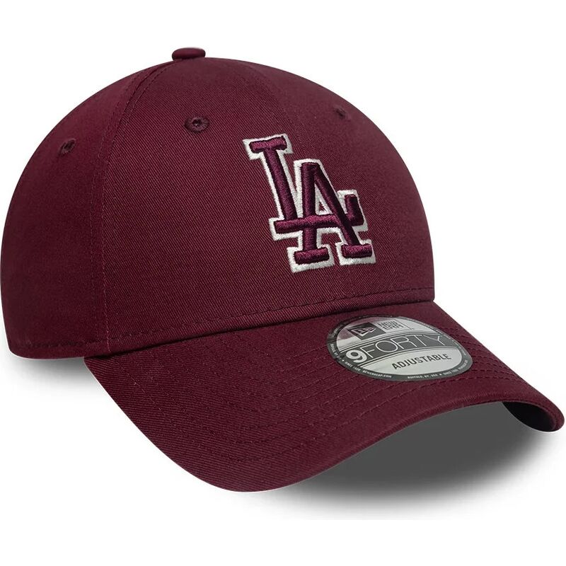 lippikset-kaareva-punainen-saadettava-nauha-9forty-team-outline-los-angeles-dodgers-mlb-new-era