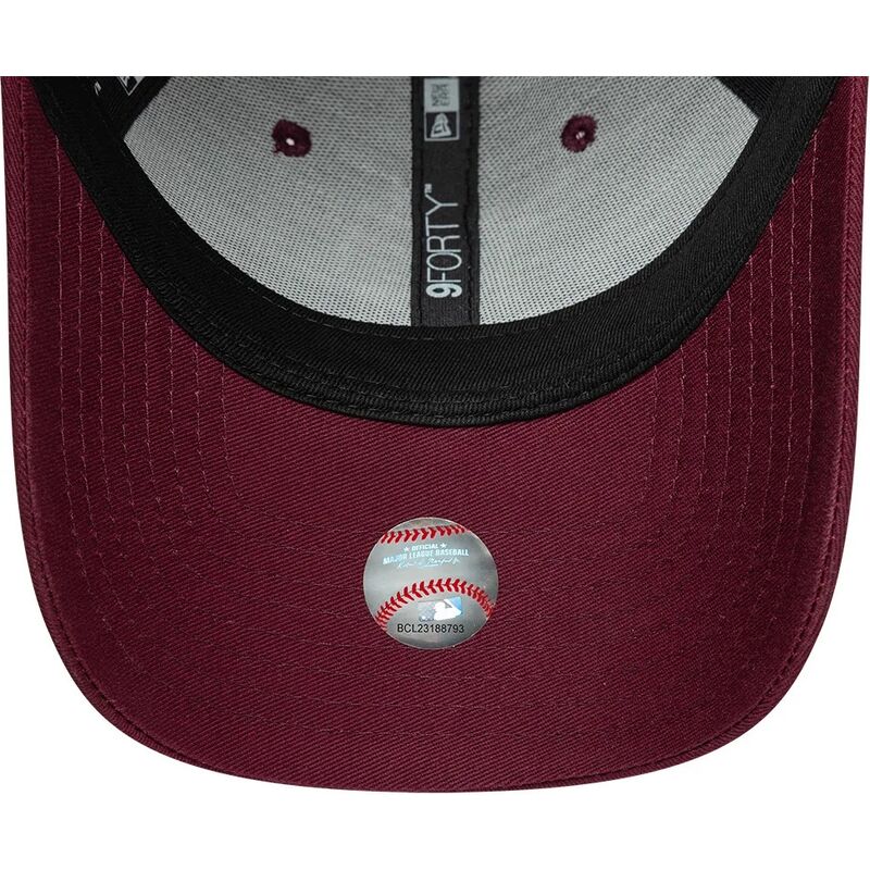 lippikset-kaareva-punainen-saadettava-nauha-9forty-team-outline-los-angeles-dodgers-mlb-new-era