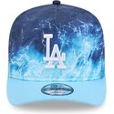 lippikset-kaareva-sininen-snapback-9fifty-a-frame-deep-water-los-angeles-dodgers-mlb-new-era