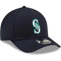 lippikset-kaareva-laivastonsininen-snapback-9forty-m-crown-player-replica-seattle-mariners-mlb-new-era
