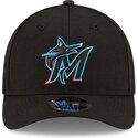 lippikset-kaareva-musta-snapback-9forty-m-crown-player-replica-miami-marlins-mlb-new-era