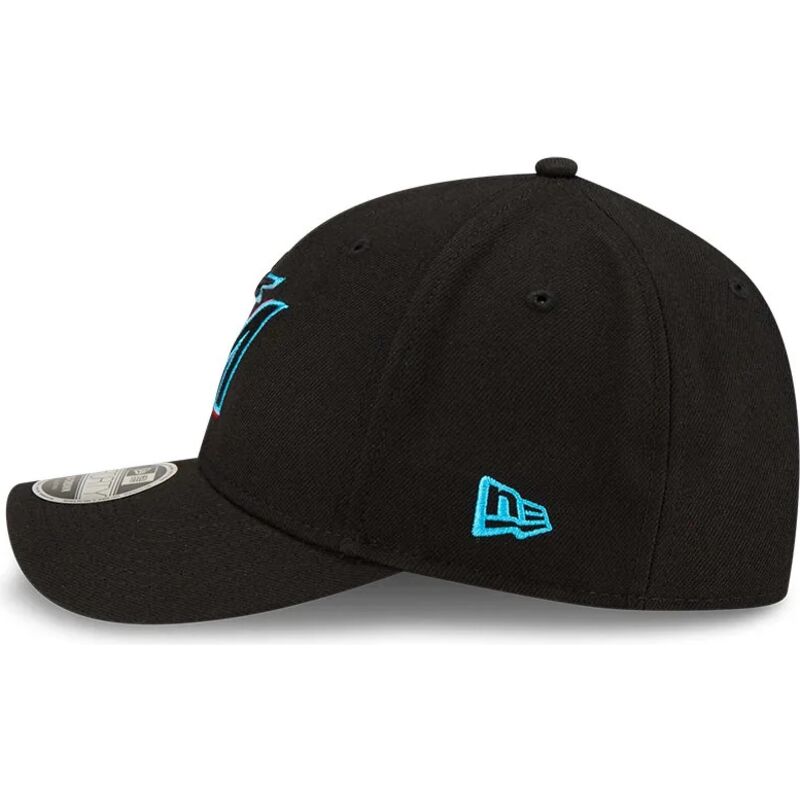 lippikset-kaareva-musta-snapback-9forty-m-crown-player-replica-miami-marlins-mlb-new-era