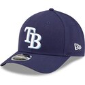 lippikset-kaareva-laivastonsininen-snapback-9forty-m-crown-player-replica-tampa-bay-rays-mlb-new-era