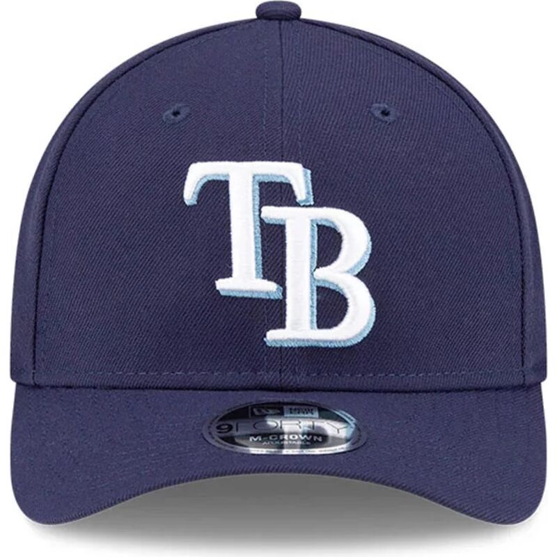 lippikset-kaareva-laivastonsininen-snapback-9forty-m-crown-player-replica-tampa-bay-rays-mlb-new-era
