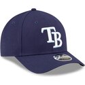 lippikset-kaareva-laivastonsininen-snapback-9forty-m-crown-player-replica-tampa-bay-rays-mlb-new-era