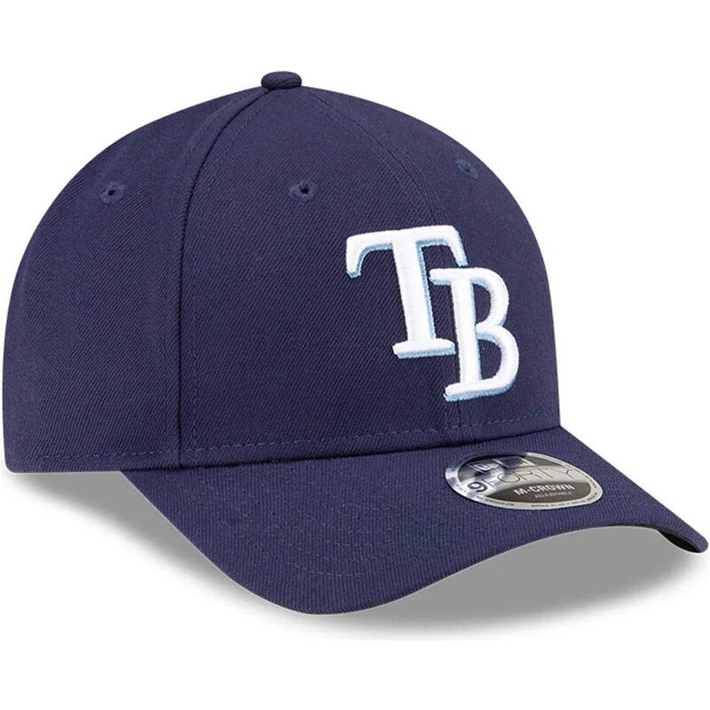 lippikset-kaareva-laivastonsininen-snapback-9forty-m-crown-player-replica-tampa-bay-rays-mlb-new-era