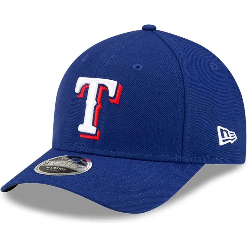 lippikset-kaareva-sininen-snapback-9forty-m-crown-player-replica-texas-rangers-mlb-new-era