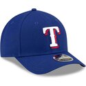 lippikset-kaareva-sininen-snapback-9forty-m-crown-player-replica-texas-rangers-mlb-new-era