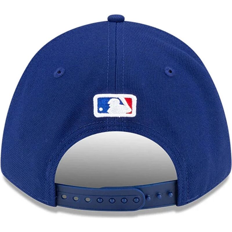 lippikset-kaareva-sininen-snapback-9forty-m-crown-player-replica-texas-rangers-mlb-new-era