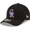 lippikset-kaareva-musta-snapback-9forty-m-crown-player-replica-colorado-rockies-mlb-new-era