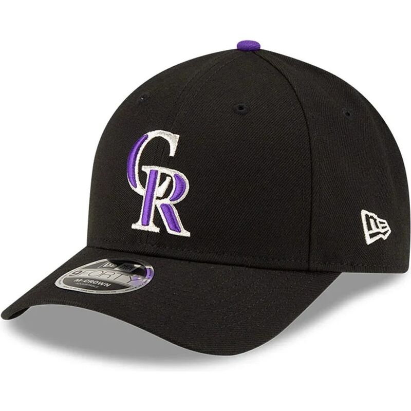 lippikset-kaareva-musta-snapback-9forty-m-crown-player-replica-colorado-rockies-mlb-new-era
