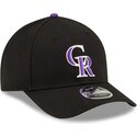 lippikset-kaareva-musta-snapback-9forty-m-crown-player-replica-colorado-rockies-mlb-new-era