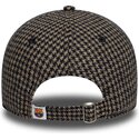 lippikset-kaareva-ruskea-saadettava-nauha-9twenty-herringbone-fc-barcelona-laliga-new-era