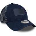 lippikset-kaareva-laivastonsininen-saadettava-nauha-9twenty-patterned-denim-red-bull-racing-formula-1-new-era