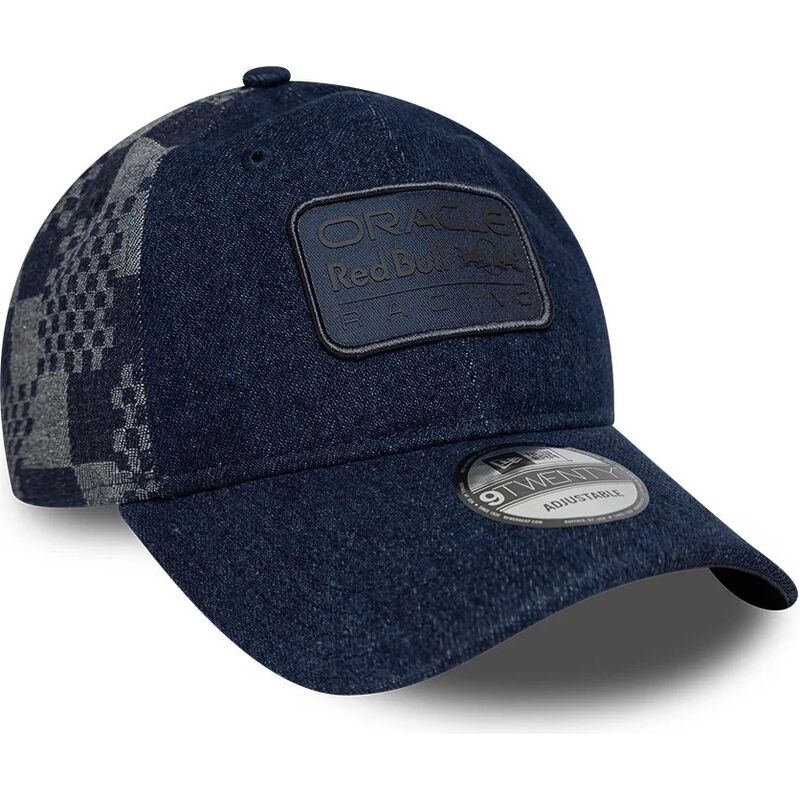 lippikset-kaareva-laivastonsininen-saadettava-nauha-9twenty-patterned-denim-red-bull-racing-formula-1-new-era