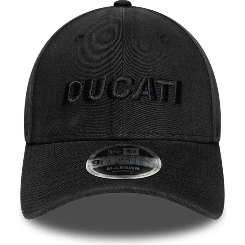lippikset-kaareva-musta-snapback-9forty-m-crown-wordmark-ducati-motor-motogp-new-era