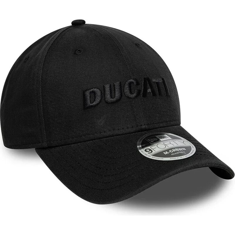 lippikset-kaareva-musta-snapback-9forty-m-crown-wordmark-ducati-motor-motogp-new-era