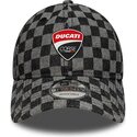 lippikset-kaareva-musta-saadettava-nauha-9twenty-check-ducati-motor-motogp-new-era