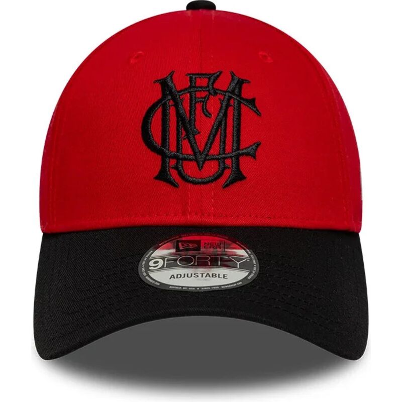 lippikset-kaareva-punainen-saadettava-nauha-9forty-contrast-manchester-united-football-club-premier-league-new-era