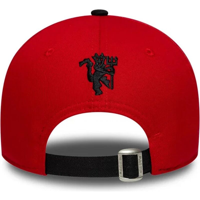 lippikset-kaareva-punainen-saadettava-nauha-9forty-contrast-manchester-united-football-club-premier-league-new-era