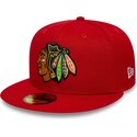 lippikset-littea-punainen-istuva-59fifty-basic-chicago-blackhawks-nhl-new-era