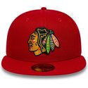 lippikset-littea-punainen-istuva-59fifty-basic-chicago-blackhawks-nhl-new-era