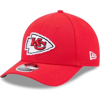Lippikset kaareva punainen snapback 9FORTY M-Crown Team Kansas City Chiefs NFL New Era