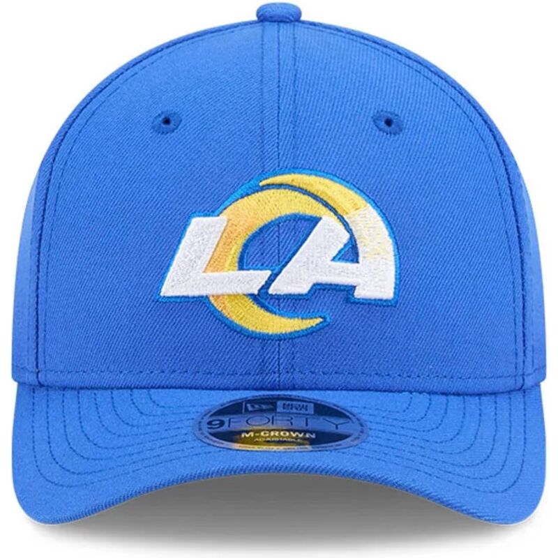 lippikset-kaareva-sininen-snapback-9forty-m-crown-team-los-angeles-rams-nfl-new-era