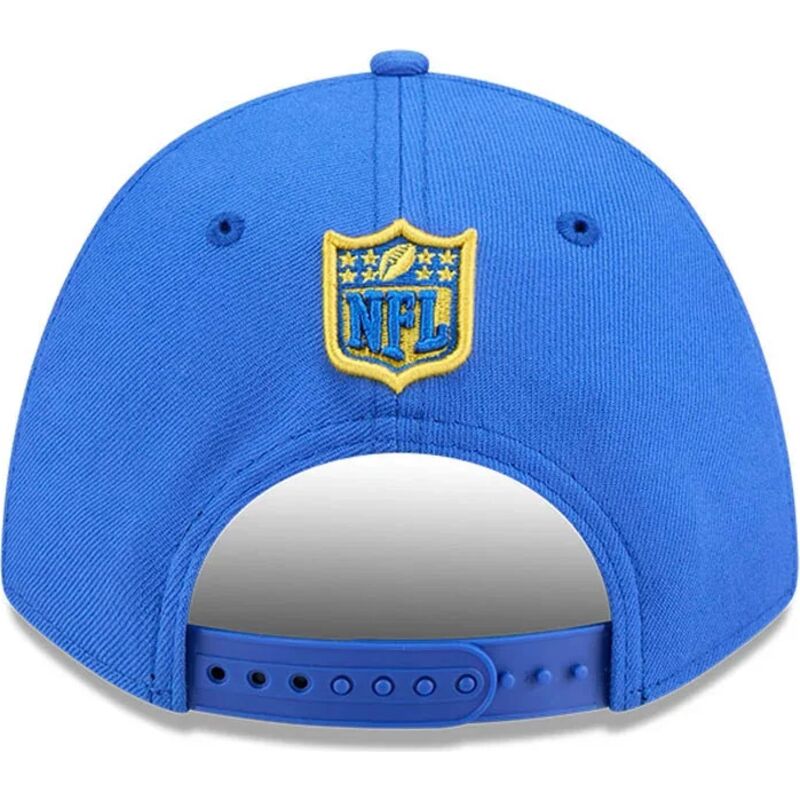 lippikset-kaareva-sininen-snapback-9forty-m-crown-team-los-angeles-rams-nfl-new-era