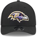 lippikset-kaareva-musta-snapback-9forty-m-crown-team-baltimore-ravens-nfl-new-era