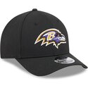 lippikset-kaareva-musta-snapback-9forty-m-crown-team-baltimore-ravens-nfl-new-era