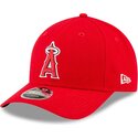 lippikset-kaareva-punainen-snapback-9forty-m-crown-player-replica-los-angeles-angels-mlb-new-era