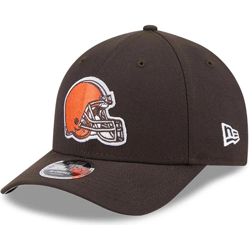 lippikset-kaareva-ruskea-snapback-9forty-m-crown-team-cleveland-browns-nfl-new-era