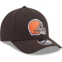 lippikset-kaareva-ruskea-snapback-9forty-m-crown-team-cleveland-browns-nfl-new-era
