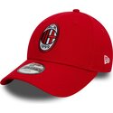 lippikset-kaareva-punainen-saadettava-nauha-lapsille-9forty-core-ac-milan-serie-a-new-era