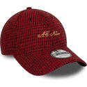 lippikset-kaareva-punainen-saadettava-nauha-9forty-houndstooth-ac-milan-serie-a-new-era