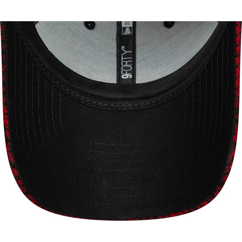 lippikset-kaareva-punainen-saadettava-nauha-9forty-houndstooth-ac-milan-serie-a-new-era