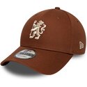 lippikset-kaareva-ruskea-snapback-9forty-team-chelsea-football-club-premier-league-new-era