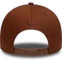 lippikset-kaareva-ruskea-snapback-9forty-team-chelsea-football-club-premier-league-new-era