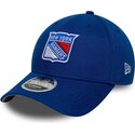 lippikset-kaareva-sininen-snapback-9forty-m-crown-team-new-york-rangers-nhl-new-era